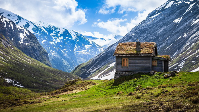 rustic house